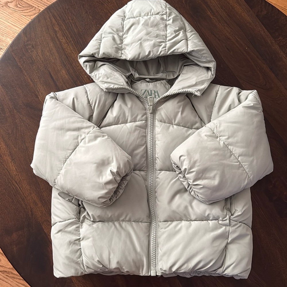 Zara kids puffer coat